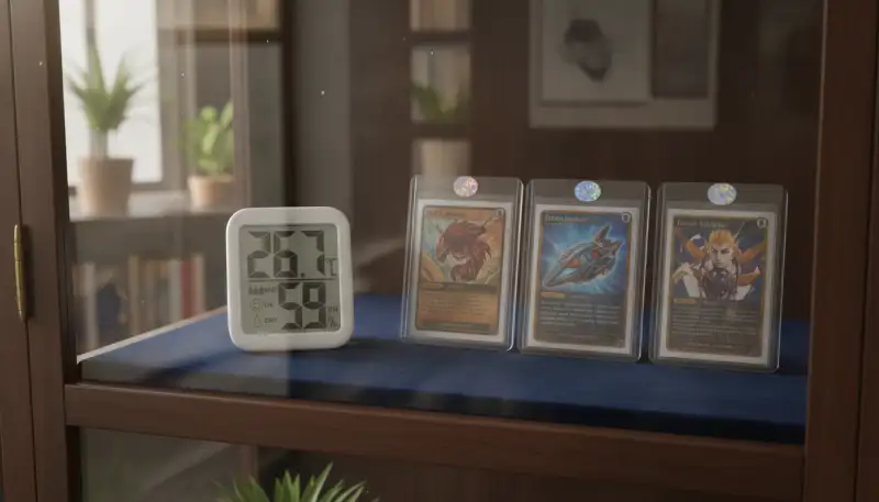 Feuchtigkeitskontrolle für Graded Cards