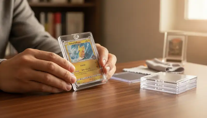Magnetische Toploader: Eleganter Schutz